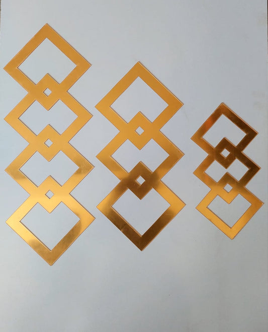 Square Shape Acrylic Wall Décor | HaniaEcom