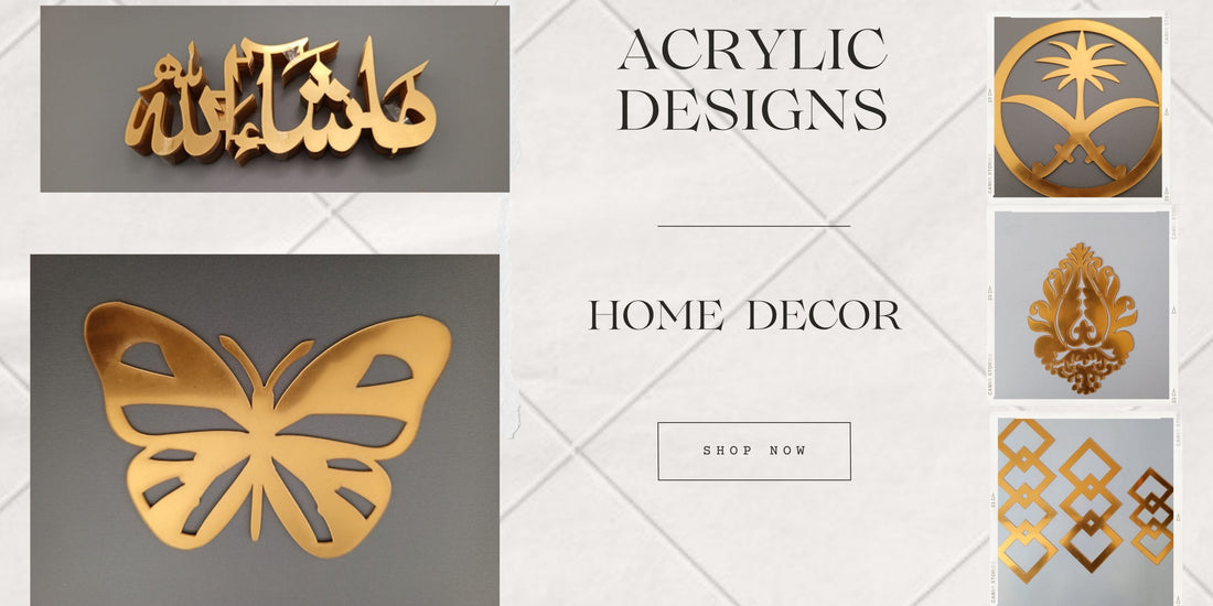 Affordable Acrylic Wall Décor & Crafts in Pakistan | Modern Home & Office Designs – HaniaEcom