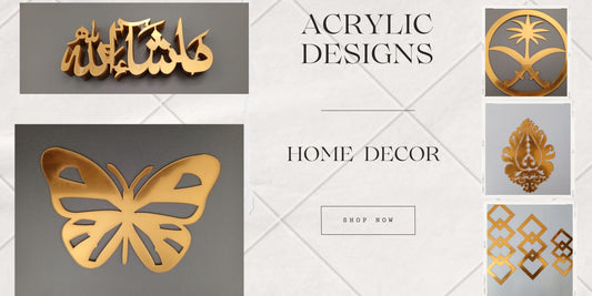 Affordable Acrylic Wall Décor & Crafts in Pakistan | Modern Home & Office Designs – HaniaEcom