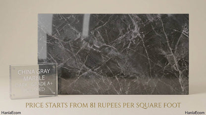 China Gray Dark marble tiles 12x24 inch dark gray marble finish for floors and walls Pakistan