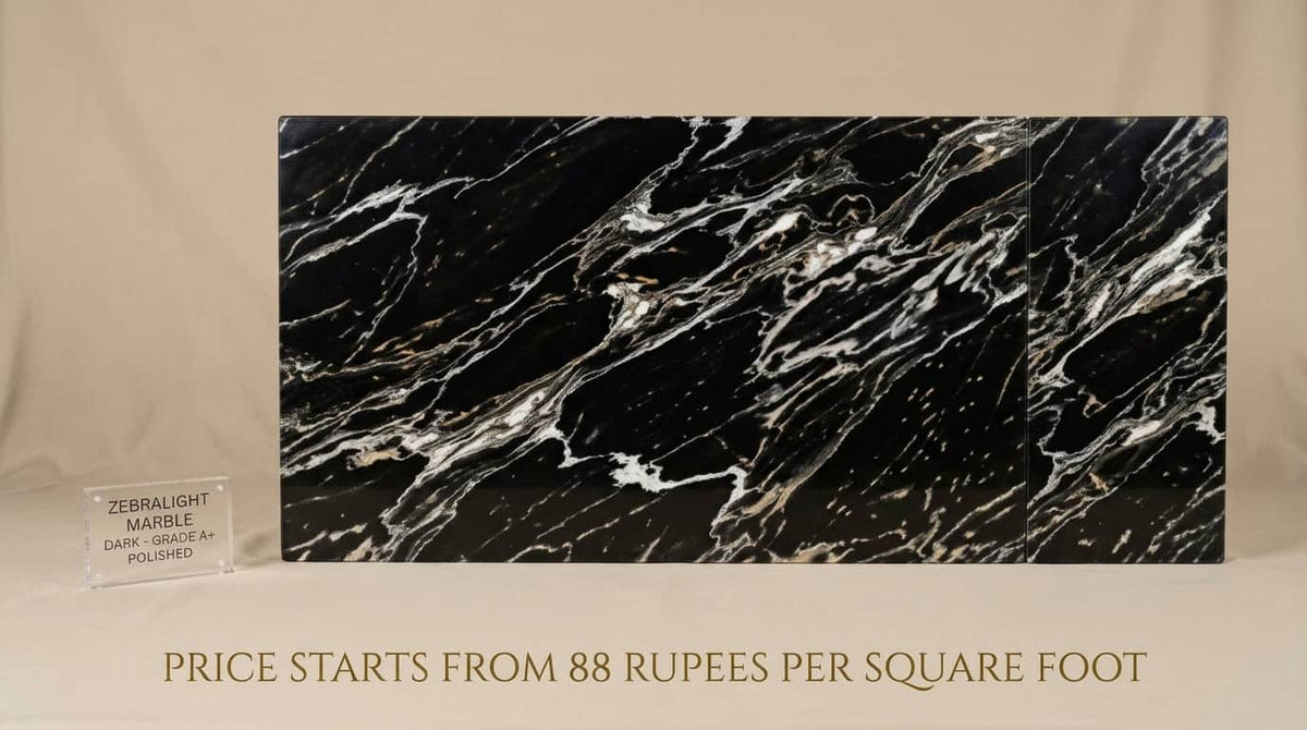 Zebra Dark marble tiles 12x24 inch dark marble with zebra veining for floors and walls Pakistan